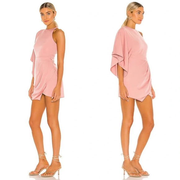 NWT Michael Costello x REVOLVE Lexa Dress in Rose Size Small - Picture 2 of 14